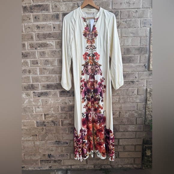 Soft Surroundings Paulette Shirtdress Sleeve Sundress Sz Medium NWT - Picture 4 of 14